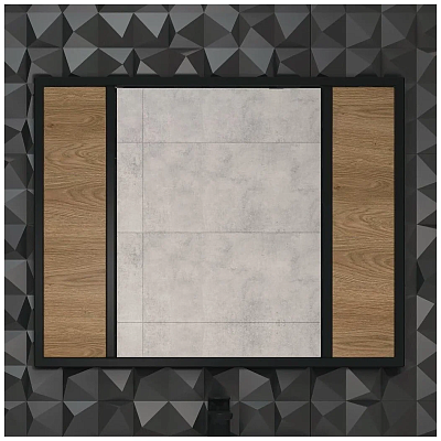 Зеркало Eva Gold Irvin 80*