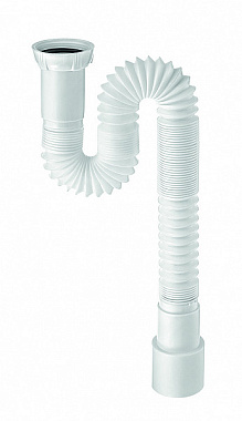 Гибкая труба Nova с гайкой 1 1/4" 1200 мм выход 40*50 мм 1200.011/1342