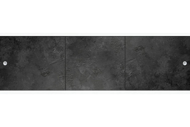 Экран под ванну Метакам Монолит-М Камень черный 1,48 м