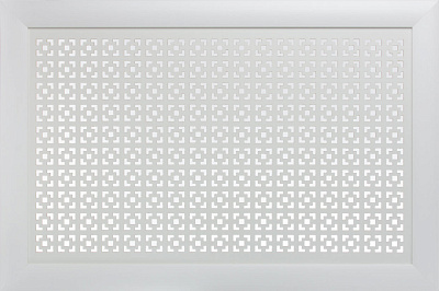 Экран Арк Мастер Модерн рамка Дамаско белый 600*1200 мм