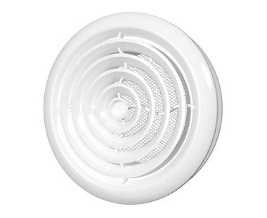 Диффузор Era приточно-вытяжной со стопорным кольцом и фланцем D100 10DK