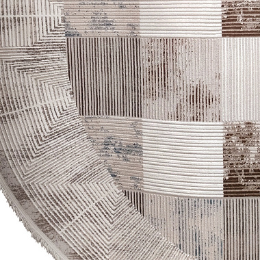 Ковер Sparta Круг 2,5*4 м 2921B CREAM/CREAM