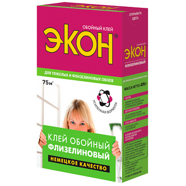 Клей Экон Флизелиновый обойный 470 г 767239