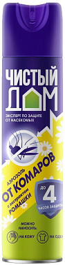 Аэрозоль Чистый дом от комаров фл 150 мл 02-001