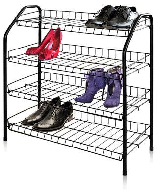 Этажерка Ника 1 для обуви разборная 4 полки в ассортименте 700*660*300 мм ЭТ1