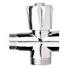 Кран вентильный MPF 3-х проходной 1/2"*3/4"*1/2" н/н/в хром MPF MP-У ИС.080430