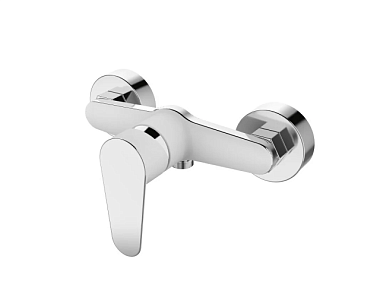 Смеситель Voda Snow white для душа c аксессуарами SW 80 W