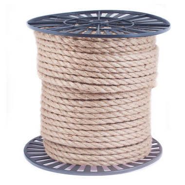 Канат джутовый крученый 14 мм 75 м