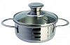 Кастрюля Regent Inox BimboVitro стекл крышка 0,7 л 12*6 см 93-BIMv-02