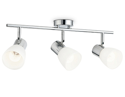 Спот настенно-потолочный Ambrella TR3965/3 CH/FR хром/белый матовый E27*3 max 460*82*200