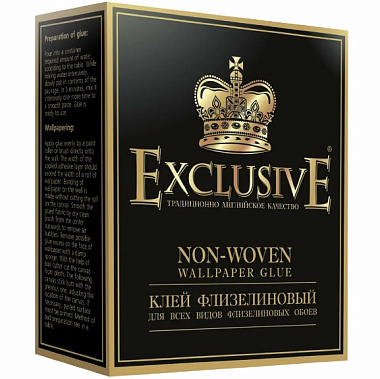 Клей Exclusive для обоев флизелиновый Pro 250 гр 