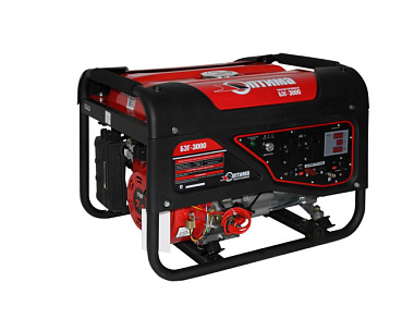 Генератор бензиновый Оптима БЭГ-3000 220В 3,0кВт макс номинал 2,5кВт 4-х такт двиг