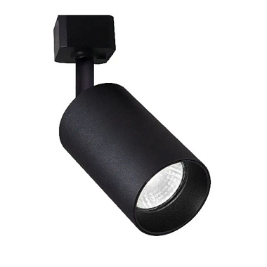 Светильник трековый MaxLight Cast 206 Black GU10 круглый поворотный алюминиевое литье черн 55*178 мм