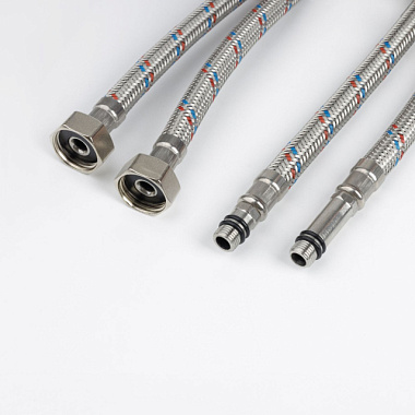 Подводка Iddis гибкая г-ш F1/2xM10S F1/2xM10L SS304 латунь 1 м компл 2 шт 926CBS10ZP