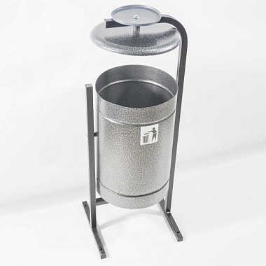 Урна Полистрой Космос серебро антик 21 л 15231