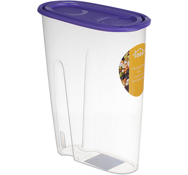 Емкость для сыпучих продуктов 2,1 л М 1222