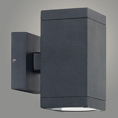 Светильник Росток уличный настенный 19109-2W черный 2*GU10 h145 SHJ22 988027453