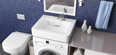 Комплект раковина Aquadream Марсель 595*495*105 мм (2 кронштейна+сифон) V52D1