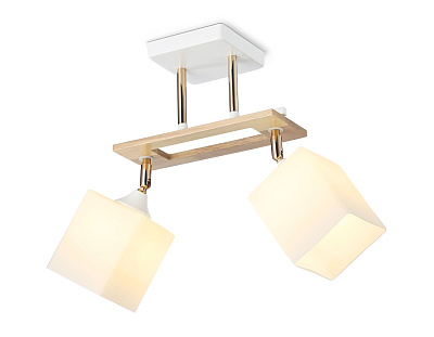 Люстра Ambrella TR9501/2 WH/FGD/FR белый/зол./белый матовый E27/2 max 40W 510*100*270