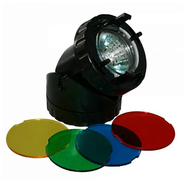 Комплект Jebao JPL1-3 подсветка подводная/надводная 12V 10W 4 цветных фильтра и подставки JPL1-3***