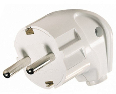 Вилка Makel 250В 16А с заземлением угол 90 град 10027 39862