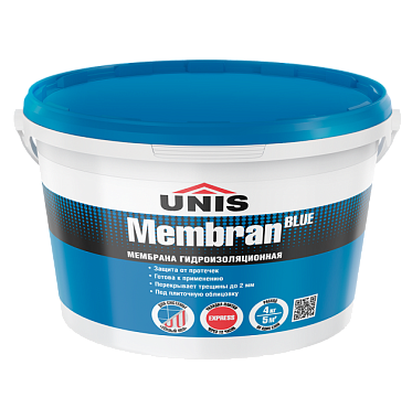 Мембрана Юнис BlueMembran гидроизоляционная 4 кг