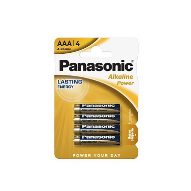 Батарейка щелочная Panasonic LR03 Alkaline 1,5В бл/4