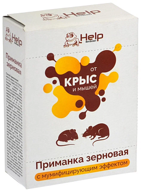 Приманка Help для уничтожения крыс и мышей зерновая 100 г 80262