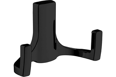 Крючок Kerron мебельный матовый черный KR 0330 BL