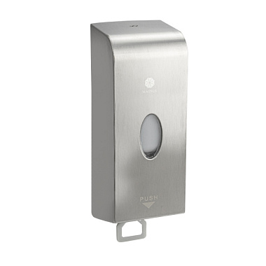 Дозатор Magnus Alsi 304 для жидкого мыла антивандальный из нержавеющей стали 1000 мл 689***