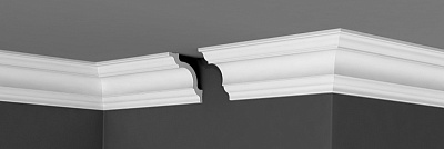 Плинтус потолочный Де-Багет П01 80/80 (60)