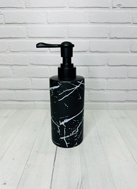 Дозатор Primanova Aura для жидкого мыла керамика 7,8*7,8*13 см DR-81240