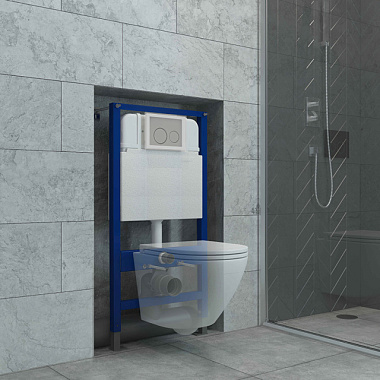 Инсталляция Eva Gold 545 для подвесного унитаза без кнопки