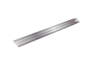 Линейка Центроинструмент двусторонняя нержавеющая сталь 300 мм 0422