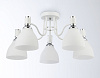 Люстра Ambrella TR303305/5 WH/CH/FR белый/хром/белый матовый E27*5 max 60W D600*270 