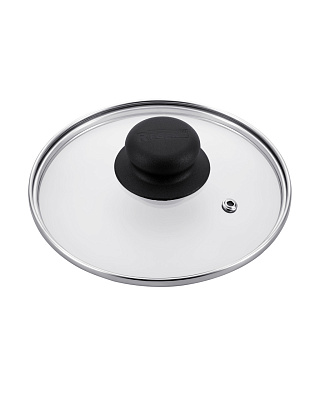 Крышка Regent Inox низкая с пароотводом 18 см 93-LID-03-18