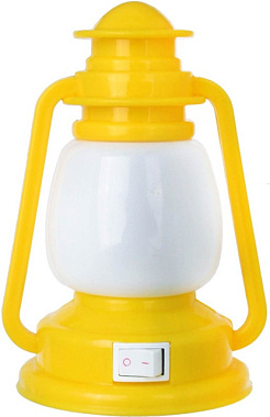 Светильник-ночник Camelion Фонарик NL-171 0.5W 220V желтый пластик выкл 110*75*7 мм 602044