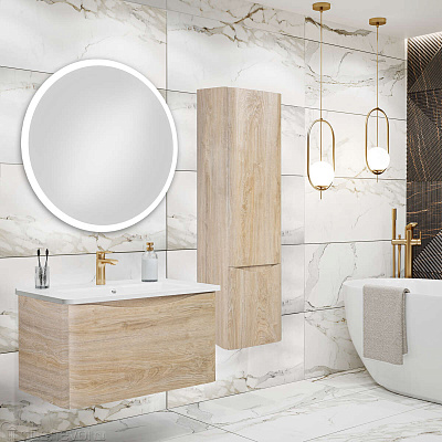 Пенал Runo Тоскана 35 подвесной светлое дерево*