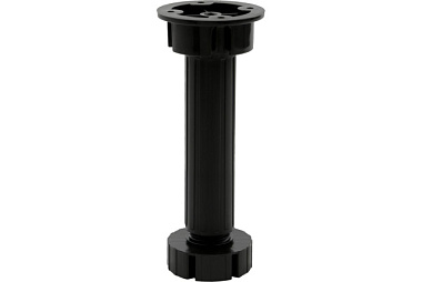 Опора Lemax для корпусной мебели регулируемая черный 150 мм FL15B