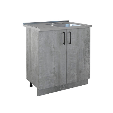 Стол под мойку Eva Gold Цемент светлый 800