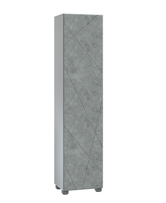 Пенал Vigo Geometry 450 бетон*