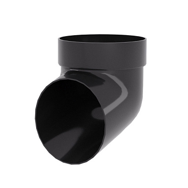 Колено сливное Grand Line ПВХ GL 120/90 RAL 7024 Графит