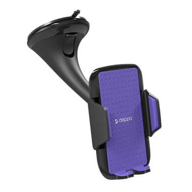 Держатель поворотный Deppa Crab Vogue PU-присоска жестк.штанга 55127