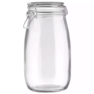 Банка Appetite стеклянная круглая 1500 мл S6509