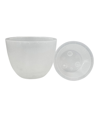 Горшок Live-in-green Орфей пластиковый с вкладкой прозрачный 3,5 л ОРф20-00