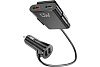 Зарядное устройство DSV для телефона и гаджетов 4 USB провод 1,6 м для задних пассажиров R77009
