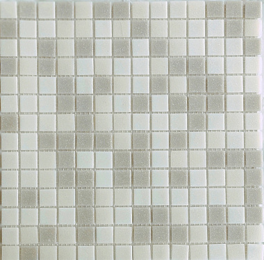 Мозаика Керамоград пластик светлый серый 30,5*30,5 см 2*2*0,4 см KG101