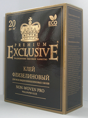 Клей Exclusive для обоев флизелиновый Pro 100 гр 