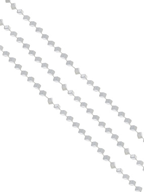 Гирлянда новогодняя Феникс-Презент Серебряные кубики из полистирола 270 см 38693