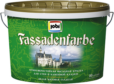Краска Jobi Fasaden Farbe R- 5 фасадная 10 л 10518